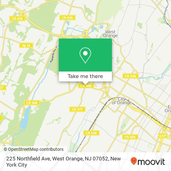 225 Northfield Ave, West Orange, NJ 07052 map