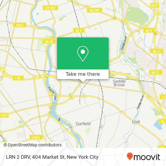 LRN 2 DRV, 404 Market St map