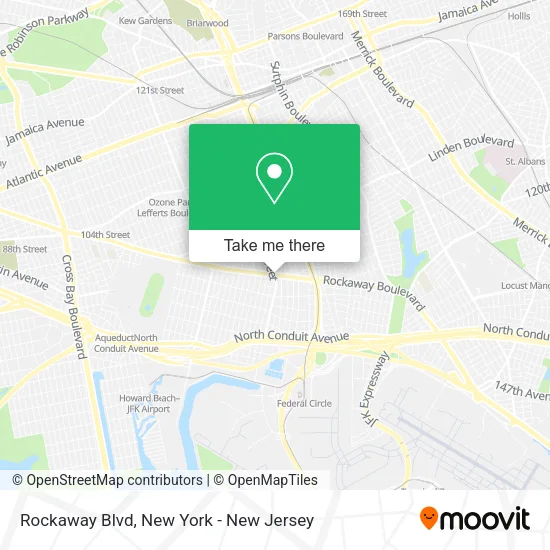 Rockaway Blvd map