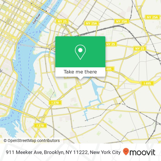 911 Meeker Ave, Brooklyn, NY 11222 map