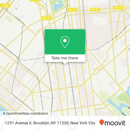 1251 Avenue K, Brooklyn, NY 11230 map
