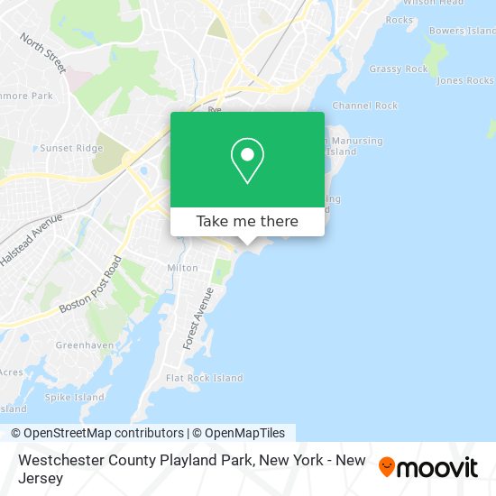 Westchester County Playland Park map