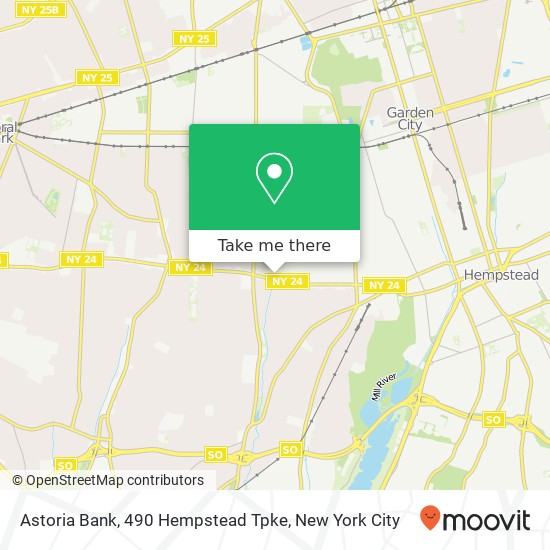 Astoria Bank, 490 Hempstead Tpke map