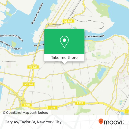 Cary Av/Taylor St map