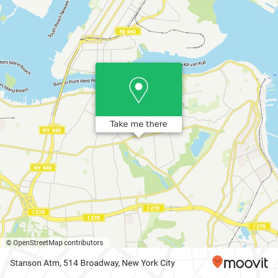 Mapa de Stanson Atm, 514 Broadway