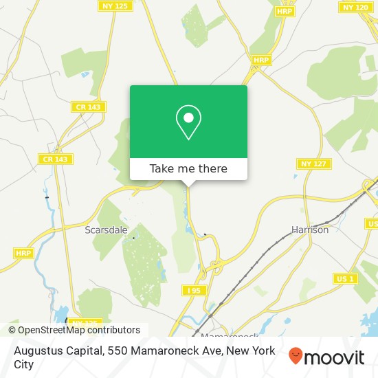 Mapa de Augustus Capital, 550 Mamaroneck Ave