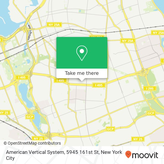 American Vertical System, 5945 161st St map