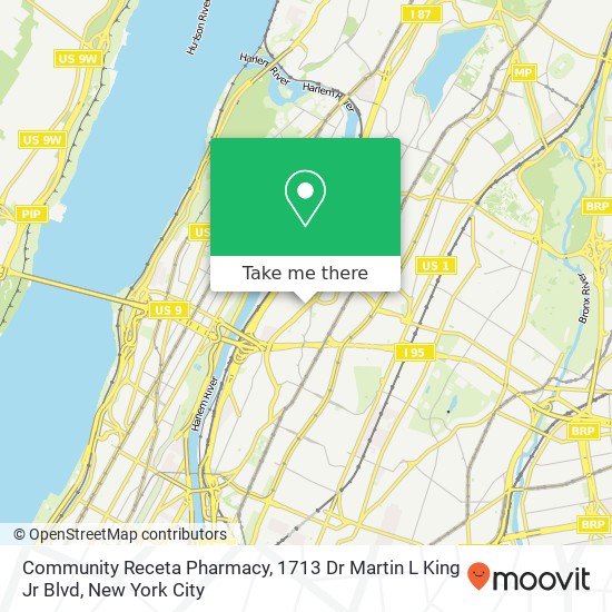 Community Receta Pharmacy, 1713 Dr Martin L King Jr Blvd map