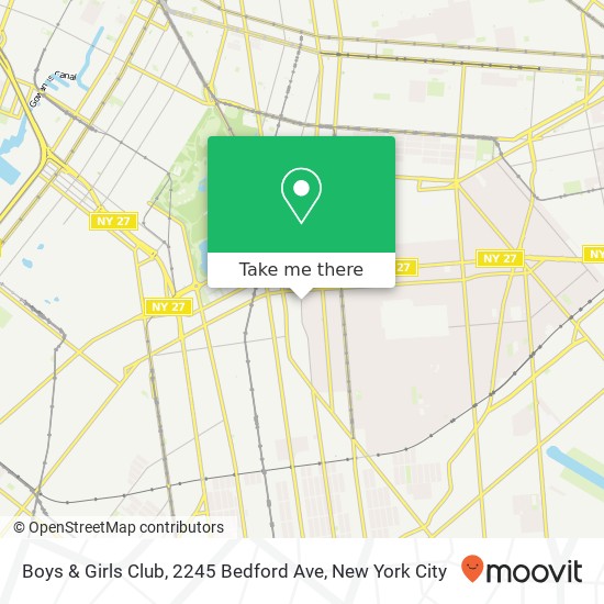 Boys & Girls Club, 2245 Bedford Ave map