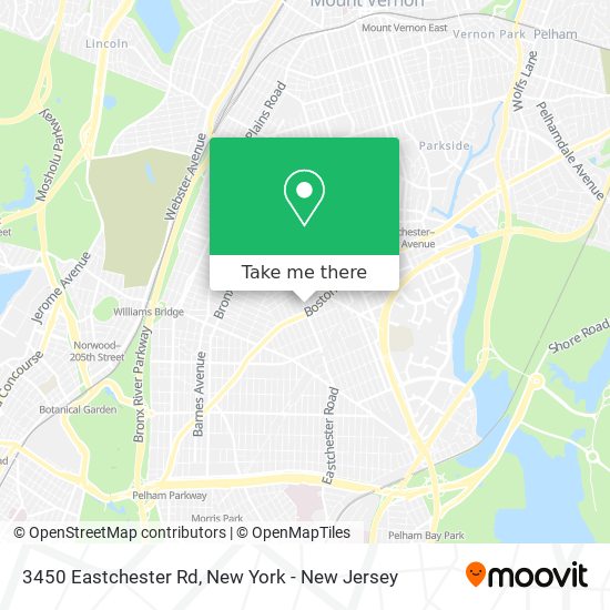 3450 Eastchester Rd map