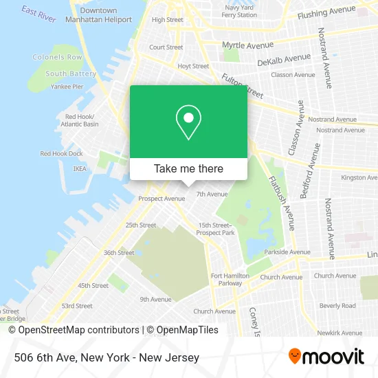 506 6th Ave map