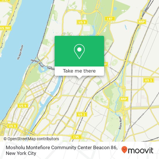 Mosholu Montefiore Community Center Beacon 86, 2756 Reservoir Ave map