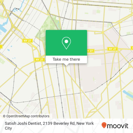 Mapa de Satish Joshi Dentist, 2139 Beverley Rd