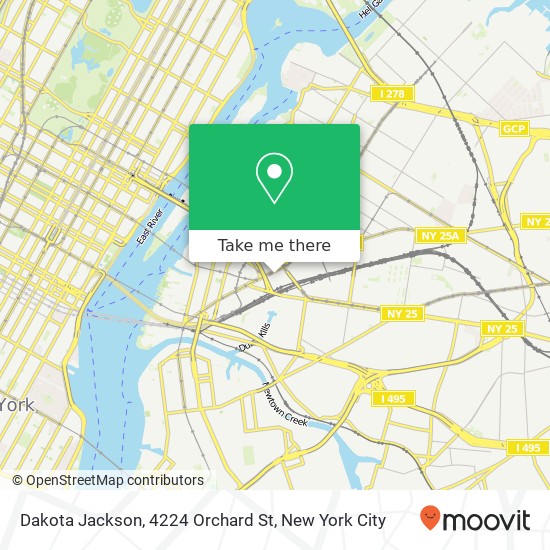 Dakota Jackson, 4224 Orchard St map