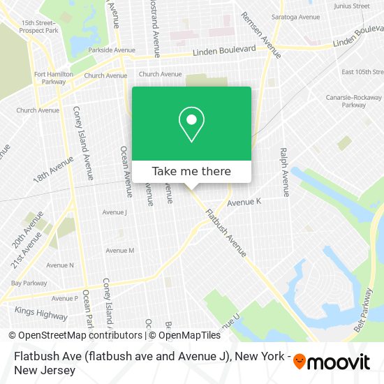 How to get to Flatbush Ave flatbush ave and Avenue J in New York