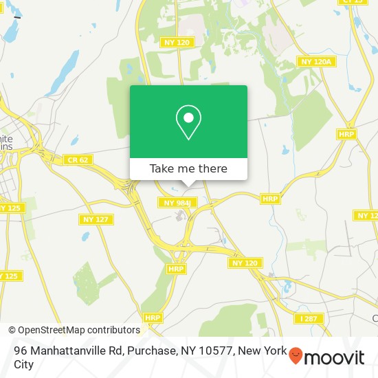 96 Manhattanville Rd, Purchase, NY 10577 map