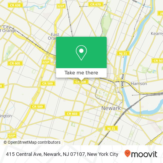 415 Central Ave, Newark, NJ 07107 map