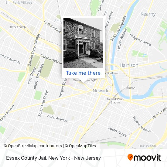 Essex County Jail map