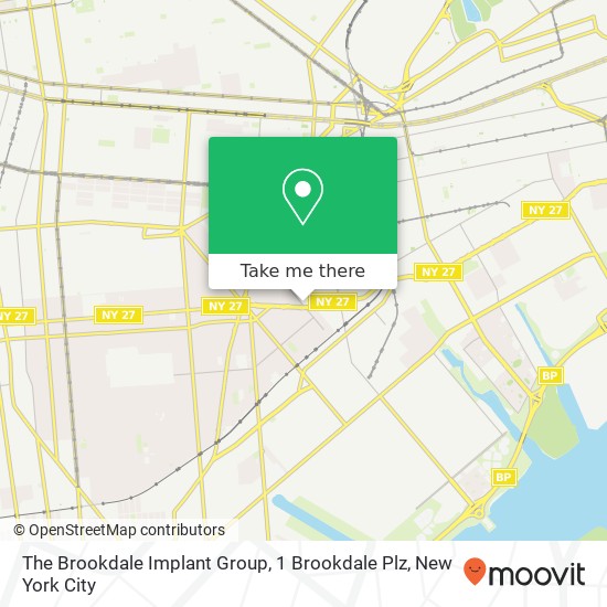 The Brookdale Implant Group, 1 Brookdale Plz map