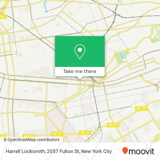 Harrell Locksmith, 2057 Fulton St map