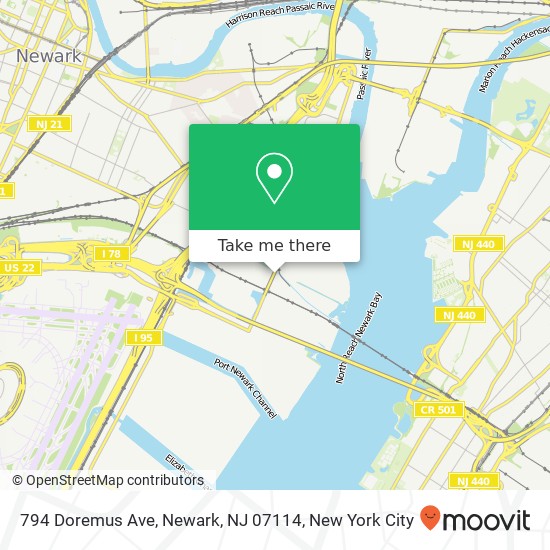 794 Doremus Ave, Newark, NJ 07114 map