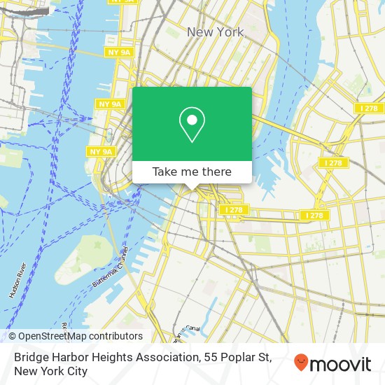 Mapa de Bridge Harbor Heights Association, 55 Poplar St