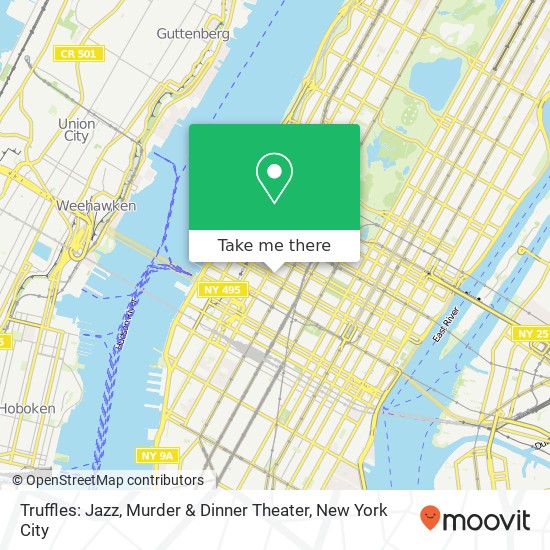 Mapa de Truffles: Jazz, Murder & Dinner Theater