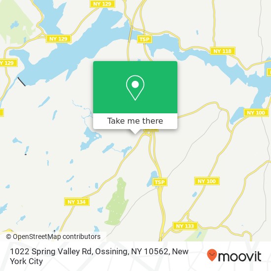 1022 Spring Valley Rd, Ossining, NY 10562 map