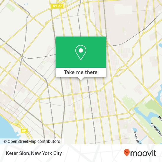 Mapa de Keter Sion, 1123 Avenue N