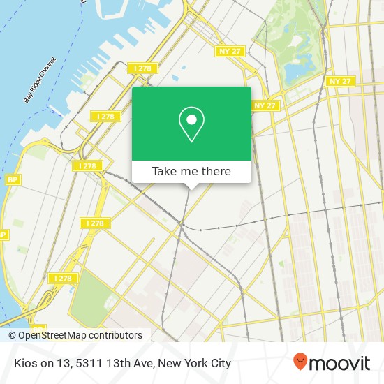 Kios on 13, 5311 13th Ave map