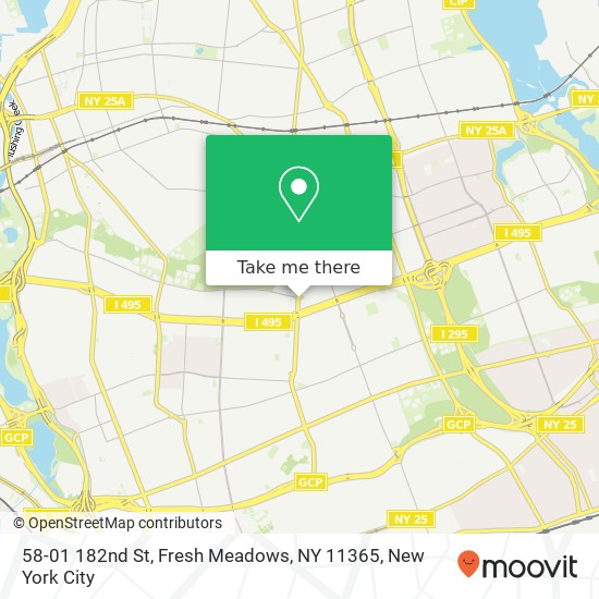 58-01 182nd St, Fresh Meadows, NY 11365 map