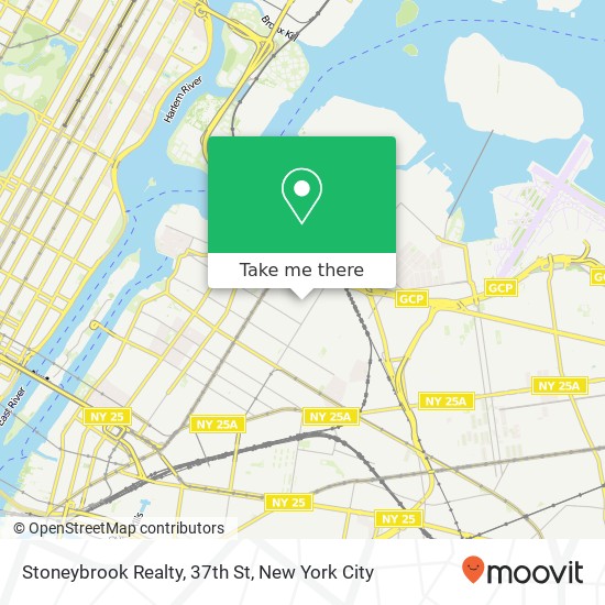 Stoneybrook Realty, 37th St map