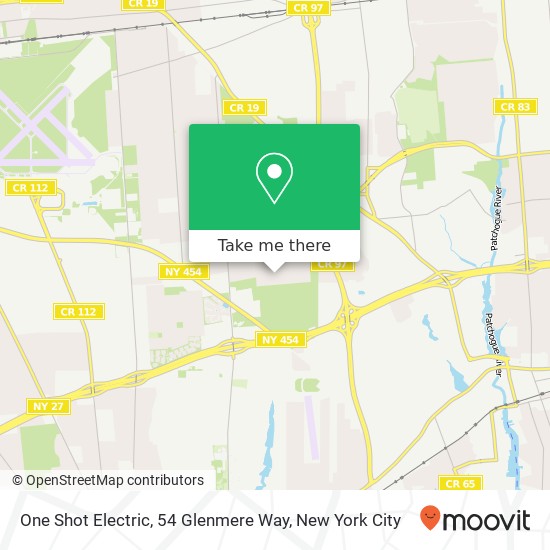 One Shot Electric, 54 Glenmere Way map