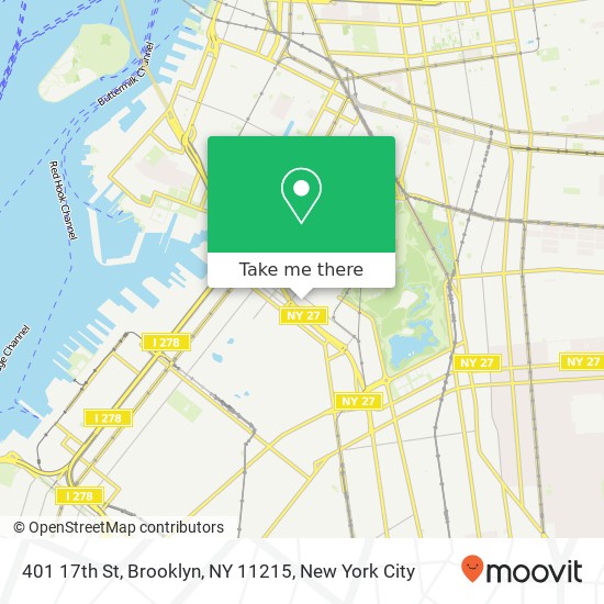 401 17th St, Brooklyn, NY 11215 map