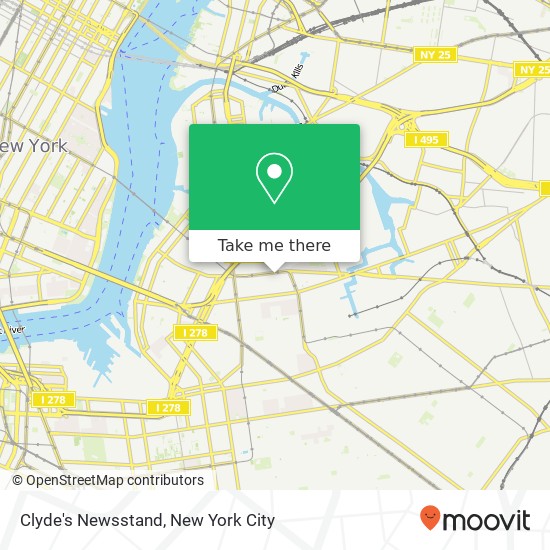 Mapa de Clyde's Newsstand