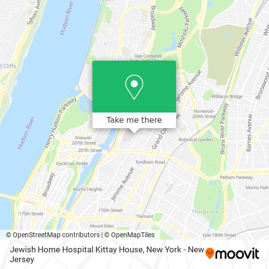 Mapa de Jewish Home Hospital Kittay House