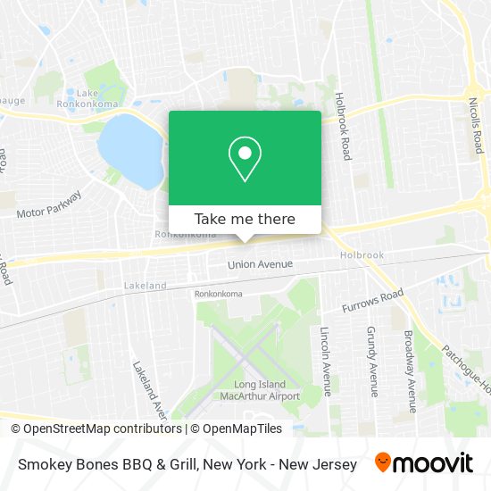 Mapa de Smokey Bones BBQ & Grill