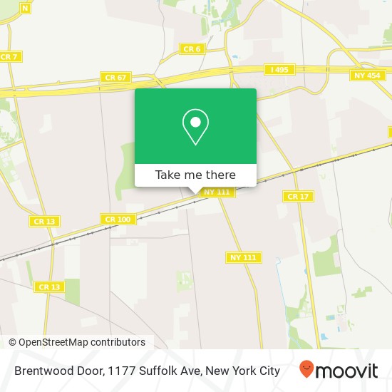 Mapa de Brentwood Door, 1177 Suffolk Ave