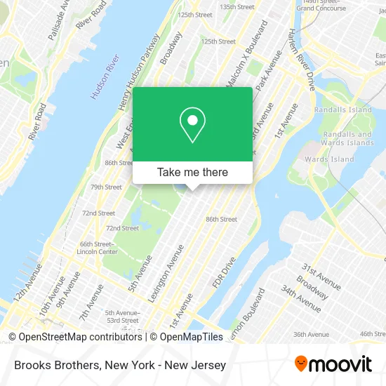 Brooks Brothers map