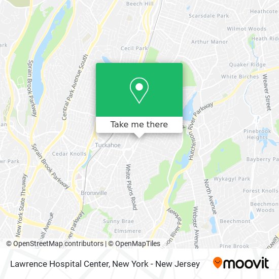 Lawrence Hospital Center map