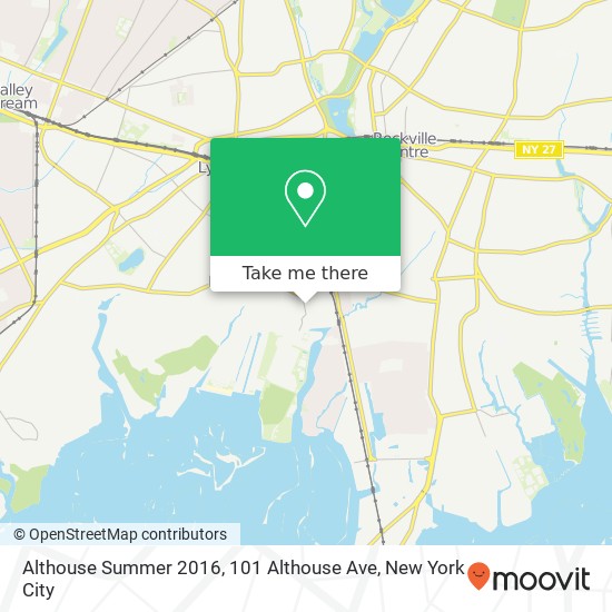 Mapa de Althouse Summer 2016, 101 Althouse Ave