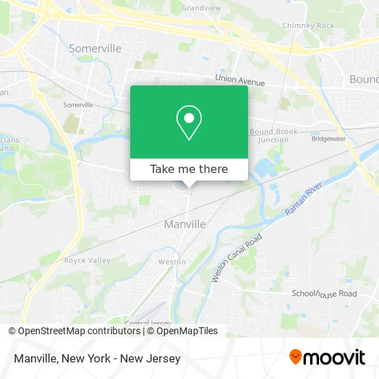 Manville map