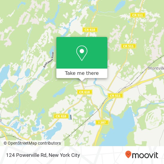 124 Powerville Rd, Boonton (BOONTON), <B>NJ< / B> 07005 map