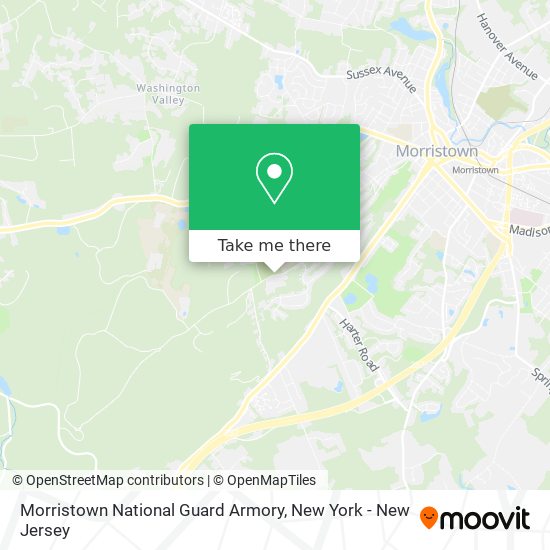 Mapa de Morristown National Guard Armory