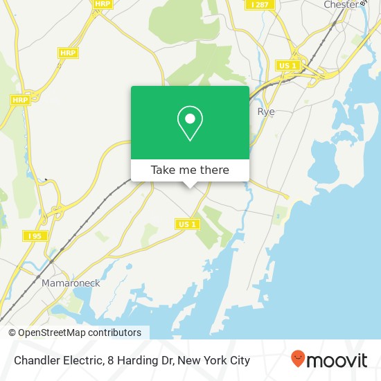 Mapa de Chandler Electric, 8 Harding Dr