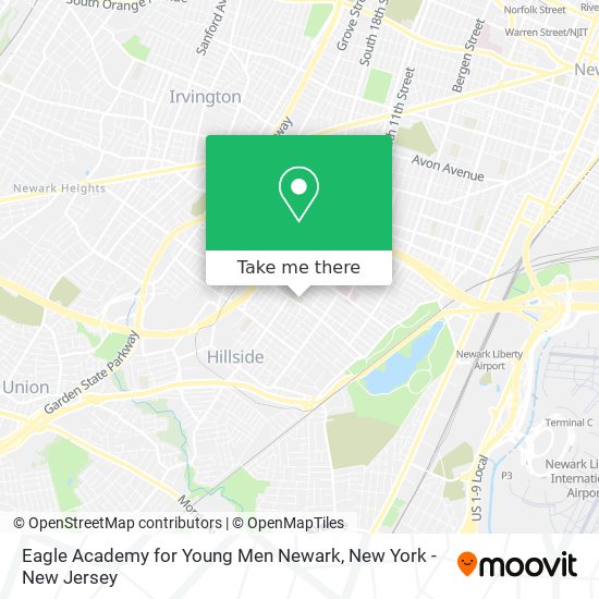 Mapa de Eagle Academy for Young Men Newark