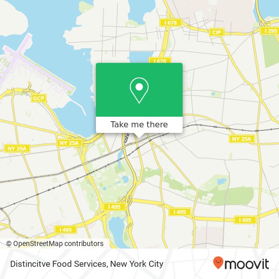 Distincitve Food Services, 133-35 Roosevelt Ave map