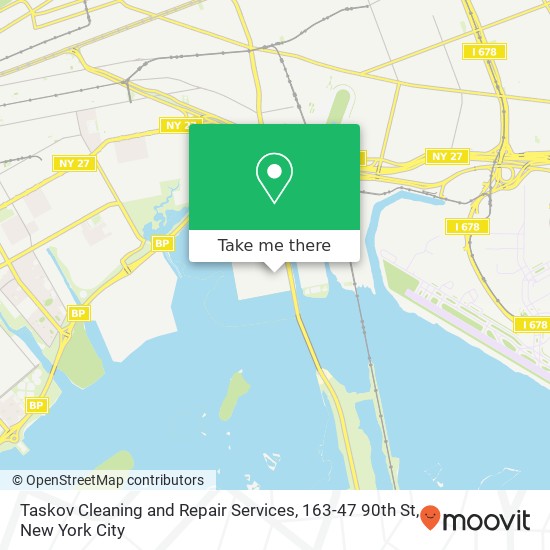 Taskov Cleaning and Repair Services, 163-47 90th St map