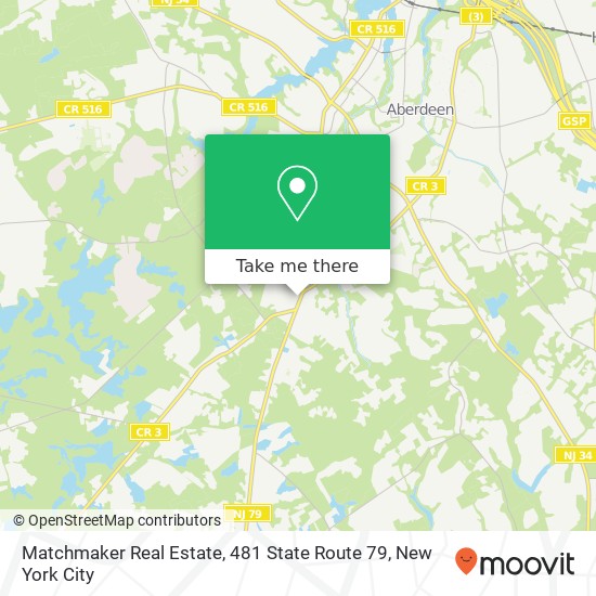 Matchmaker Real Estate, 481 State Route 79 map