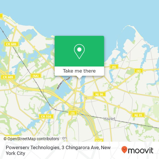 Mapa de Powerserv Technologies, 3 Chingarora Ave